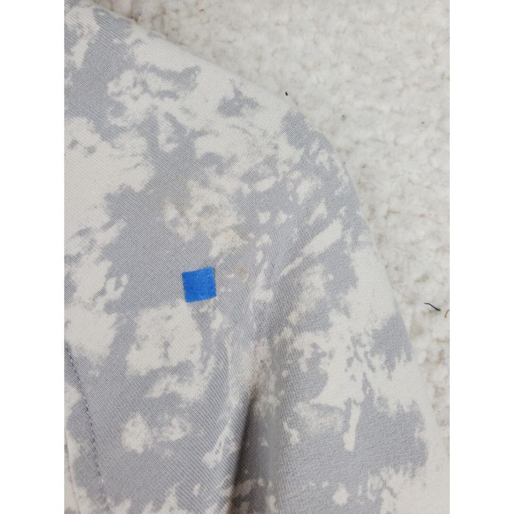 Lululemon City Sweat Pullover Hoodie Mens M Gray White Tie Dye Drawstring - Picture 12 of 15